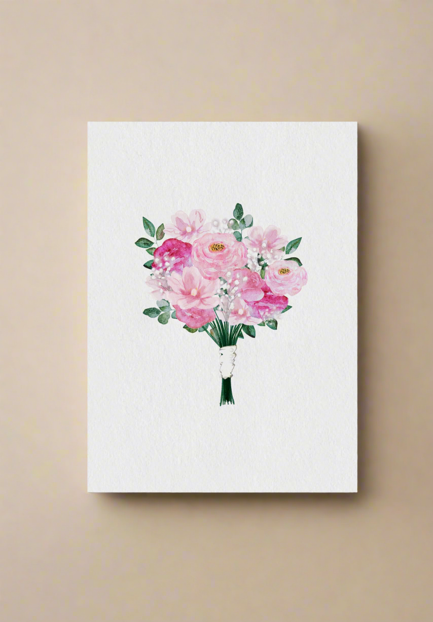 Bouquet card