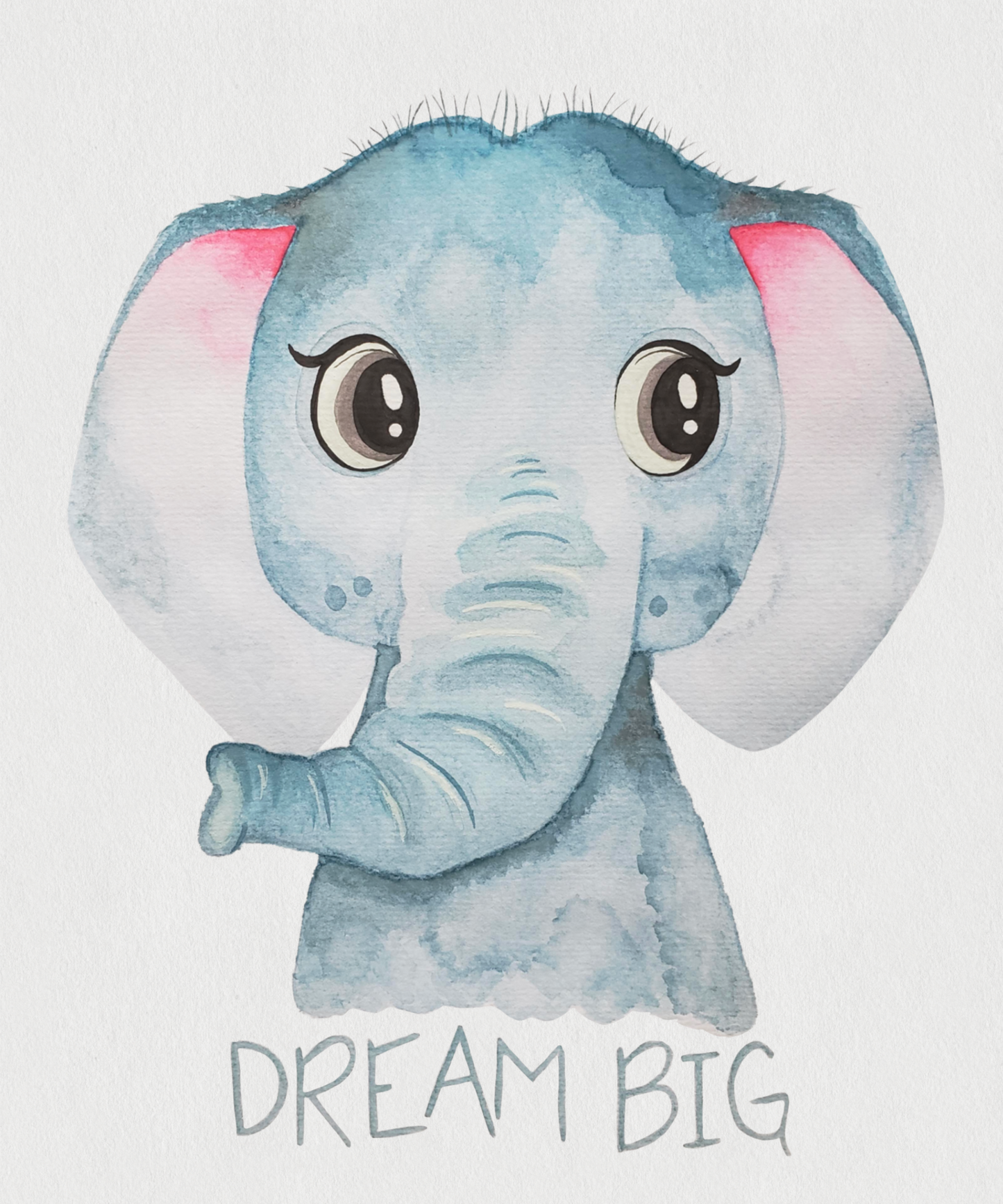 Dream Big Elephant Print